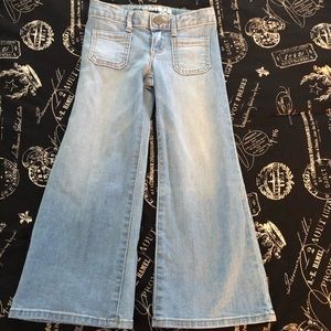 Gently used little girls Bell bottom Gap Jeans